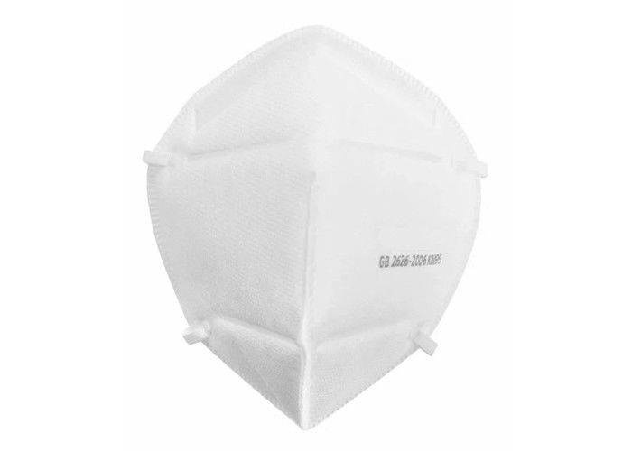 ماسک محافظت در برابر گرد و غبار N95 ، ماسک صورت صنعتی رنگ سفید BFE 95٪ - 99٪ تامین کننده