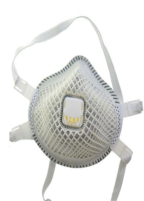 ماسک صورت ضد باکتری کربن فعال / دستگاه تنفس جوش 4 Plyer فیلتر عالی تامین کننده
